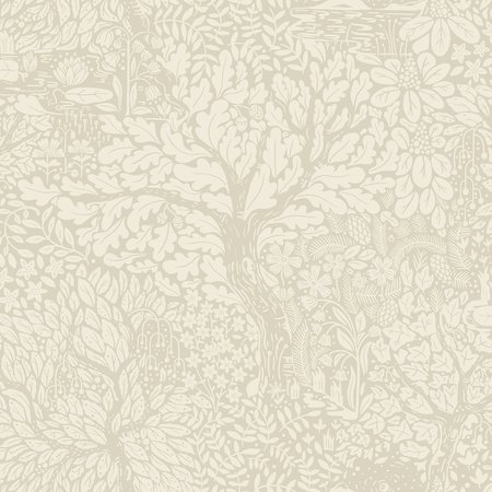 MANHATTAN COMFORT Lisieux Olle Taupe Forest Sanctuary 33 ft L X 209 in W Wallpaper BR4080-83110